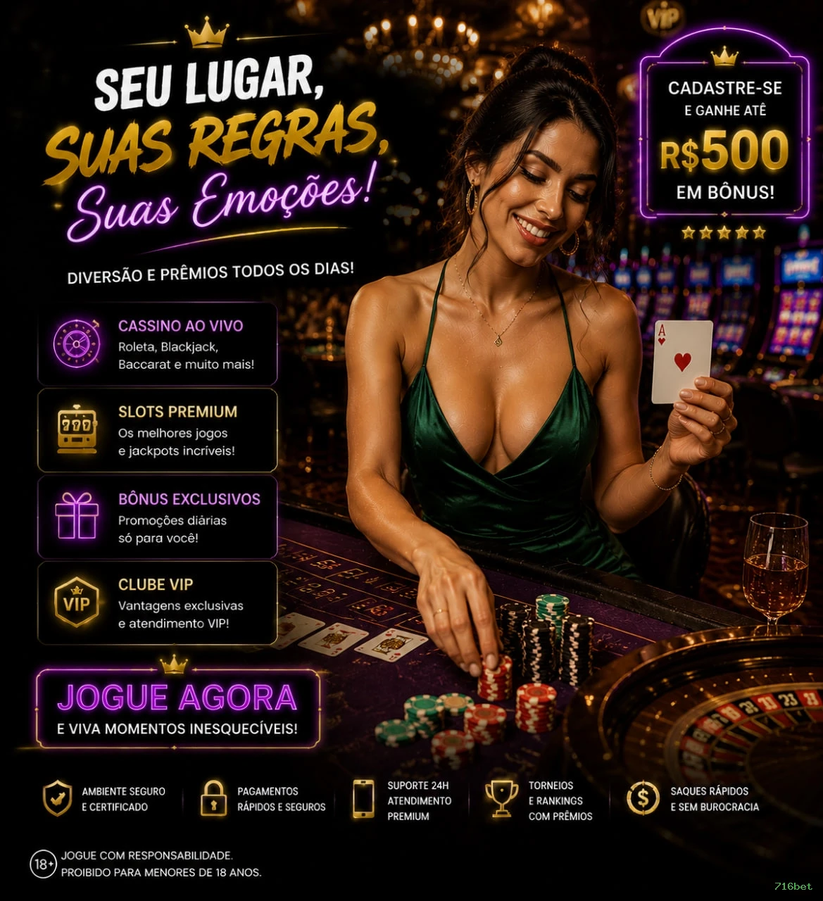 Pagamentos 716bet PIX